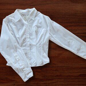 Citizens of Humanity Cropped White Blouse – Size S